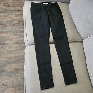 Levi's black super skinny jeans Size 27